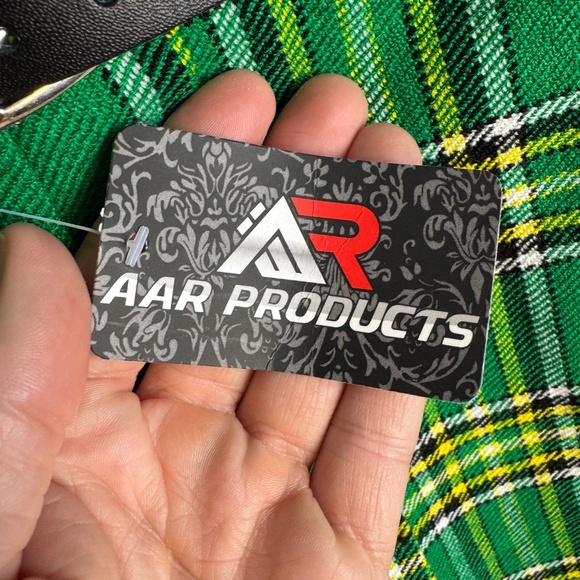 AAR Kilt Royal Steward Tartan Boys & Girls Skirt Green Scottish St. Patrick Day - Picture 2 of 10